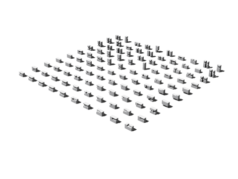 EvoMass generated building massing study