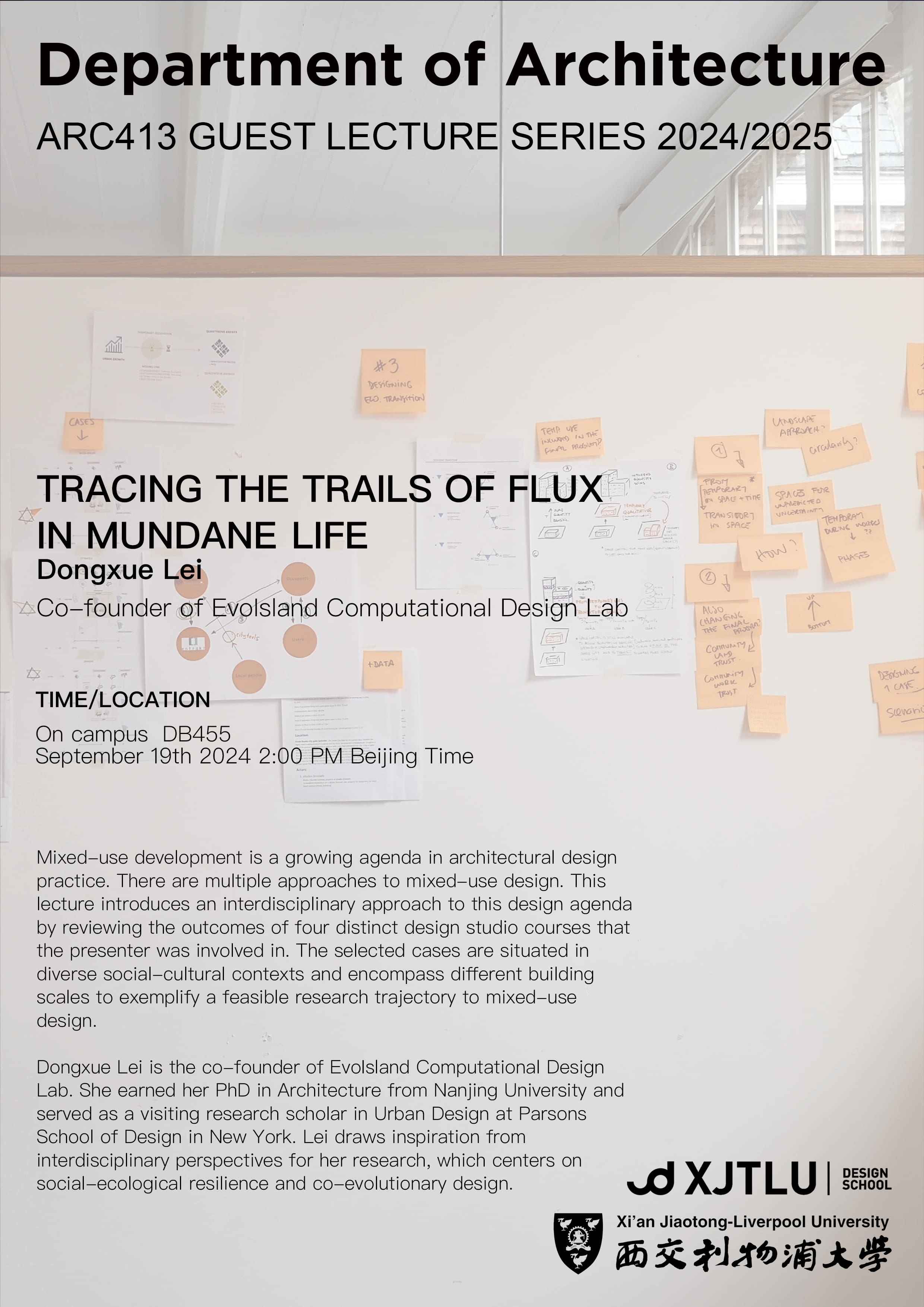 Lecture and workshop at Xi'an Jiaotong-Liverpool University